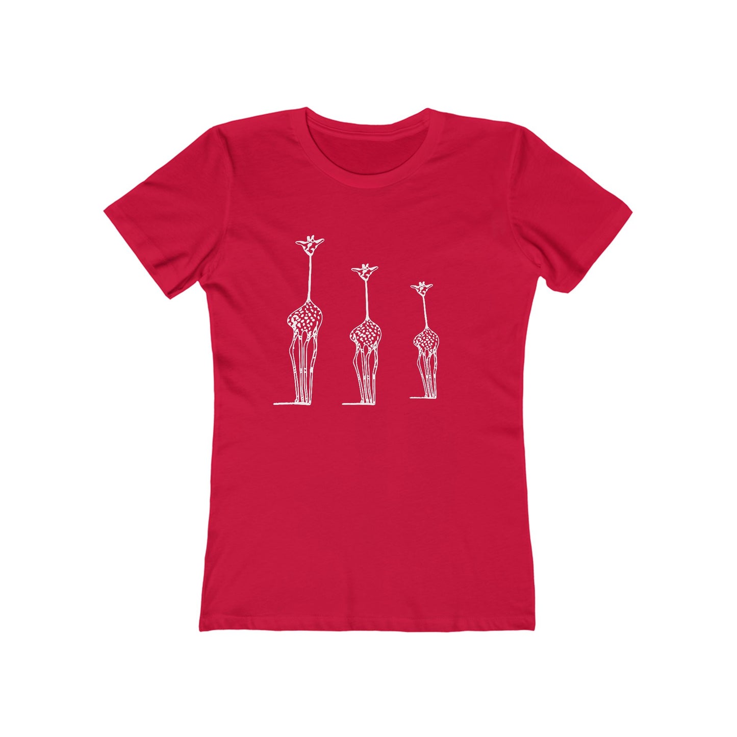 Giraffe Casual Women's T-Shirt, Comfy Everyday Tee, Gift for Her, Relaxed Fit, Cute Graphic Top, Perfect for Lounging
