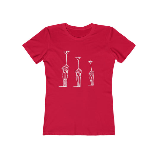 Giraffe Casual Women's T-Shirt, Comfy Everyday Tee, Gift for Her, Relaxed Fit, Cute Graphic Top, Perfect for Lounging